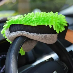 Рукавичка ColorWay з мікрофібри для миття та полірування автомобіля, двостороння (CW-2417) UA