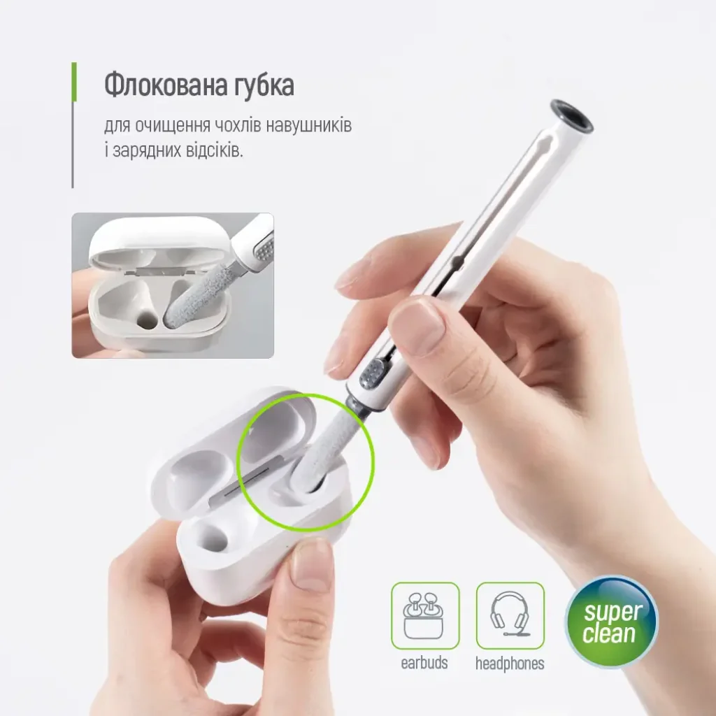 Чистящий набор ColorWay 3 в 1 для очистки наушников (CW-1131) UA