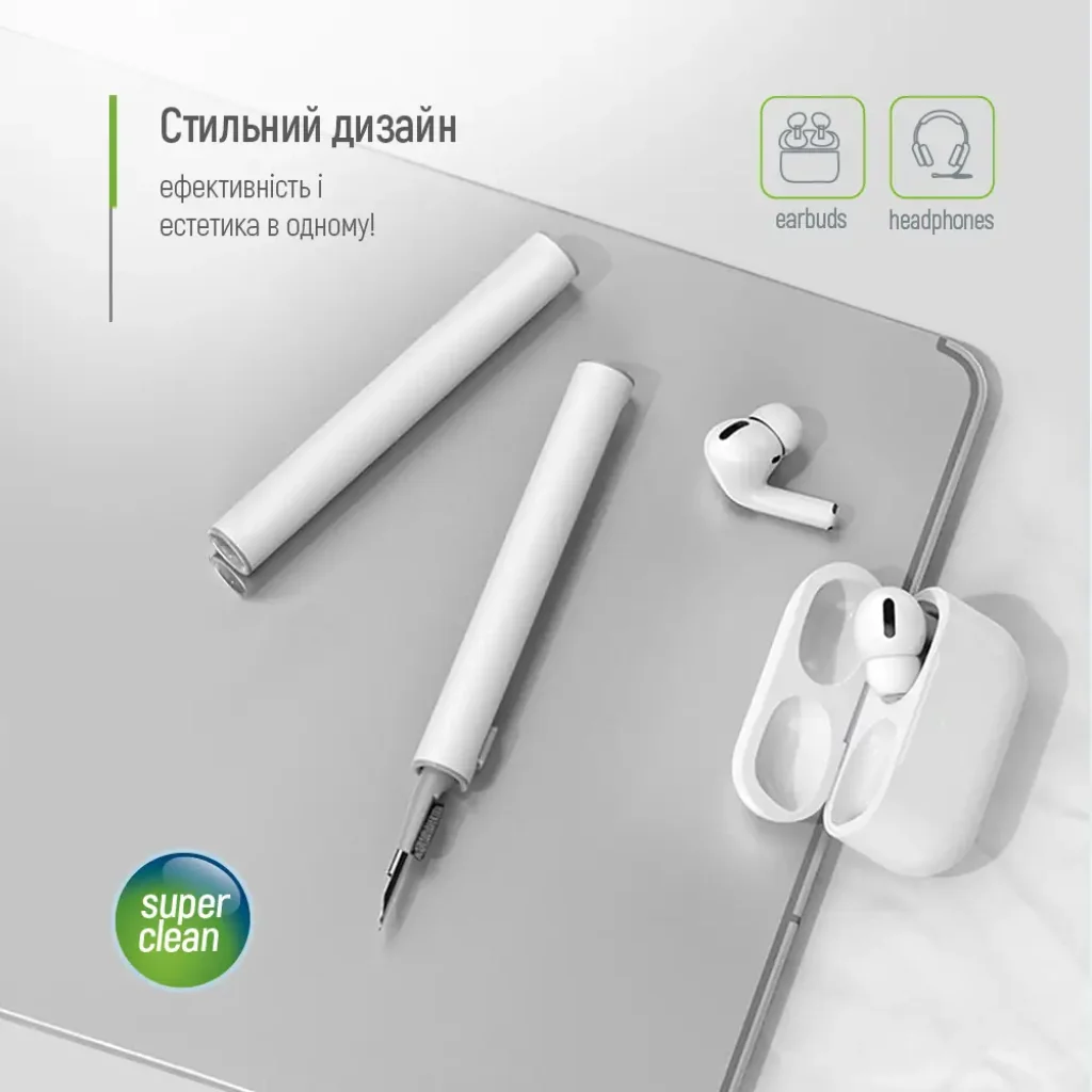 Чистящий набор ColorWay 3 в 1 для очистки наушников (CW-1131) UA