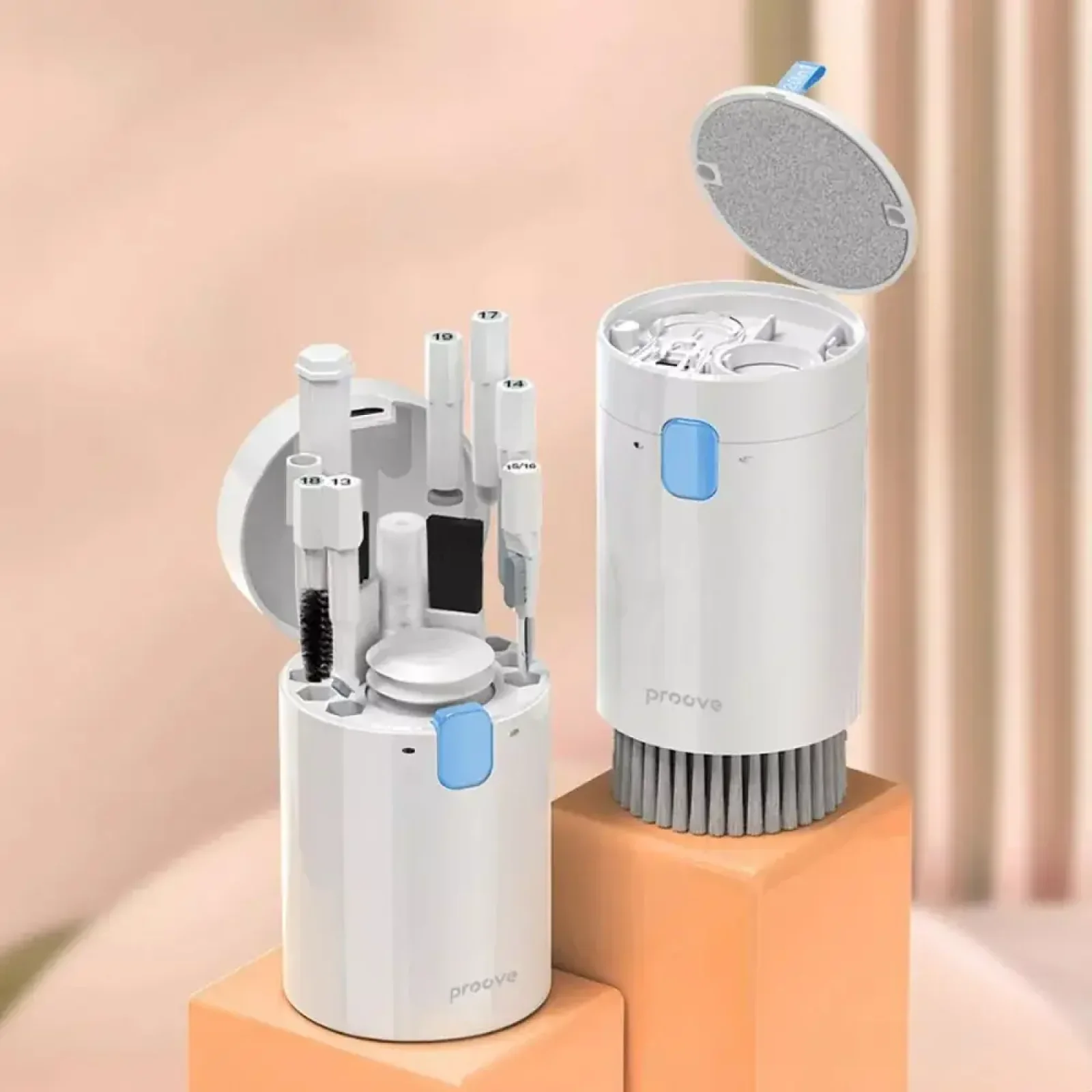 Багатофункціональний набір Proove Mr. Cleaner 20in1 для чищення електроніки та гаджетів White (MCS00002002) UA