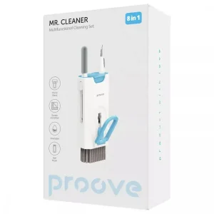 Багатофункціональний набір Proove Mr. Cleaner 8in1 для чищення електроніки та гаджетів White (MCS00000802) UA
