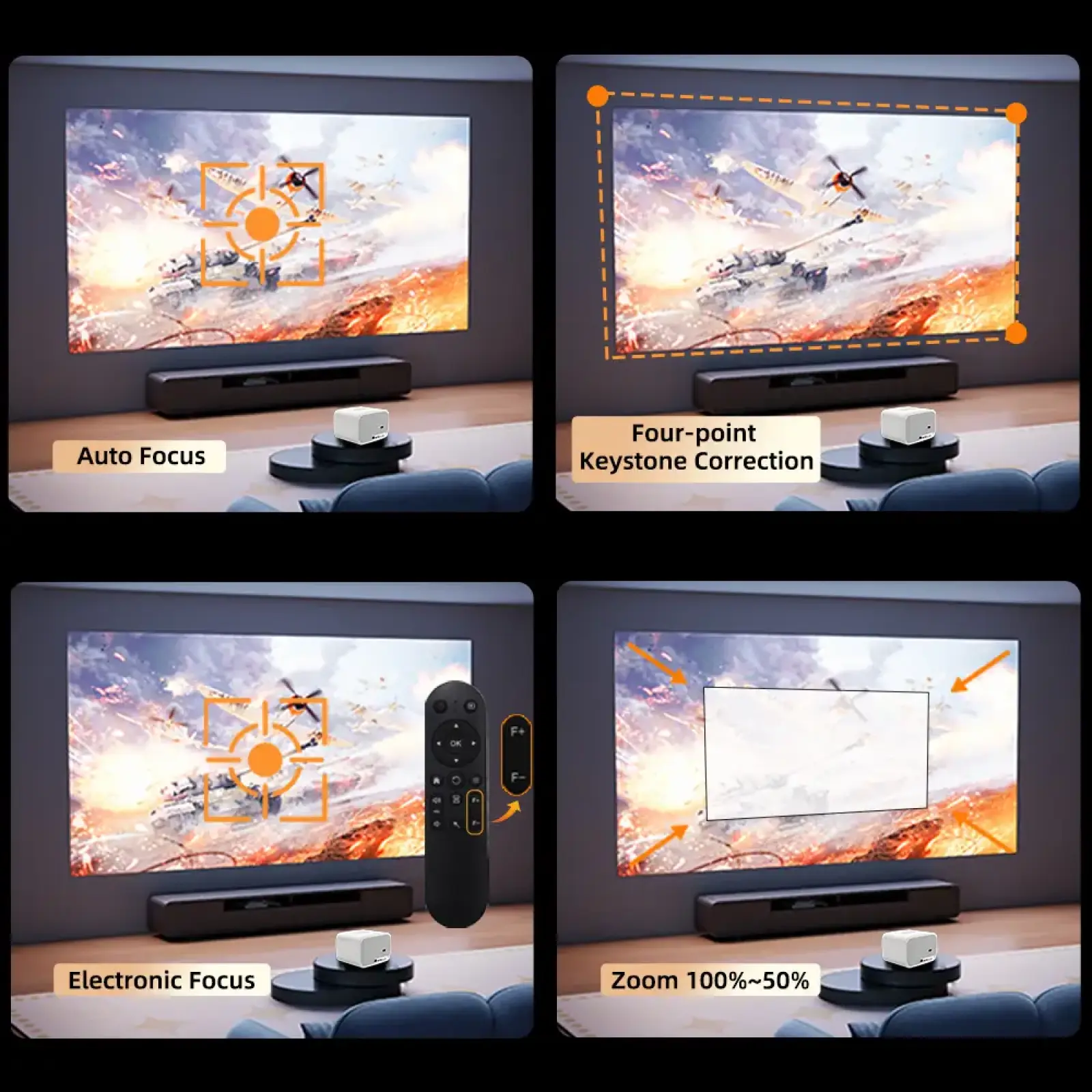 Портативний проектор Everycom H5 Pro UA