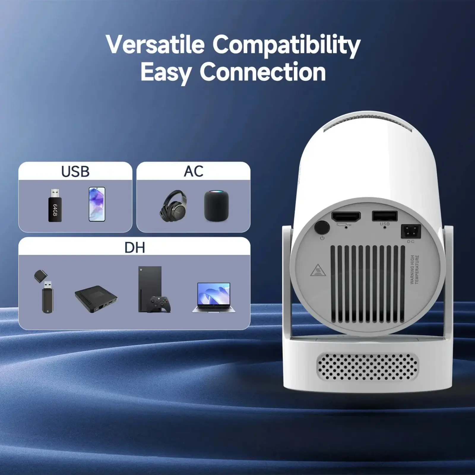 Мультимедійний проектор Magcubic HY300 PRO UA