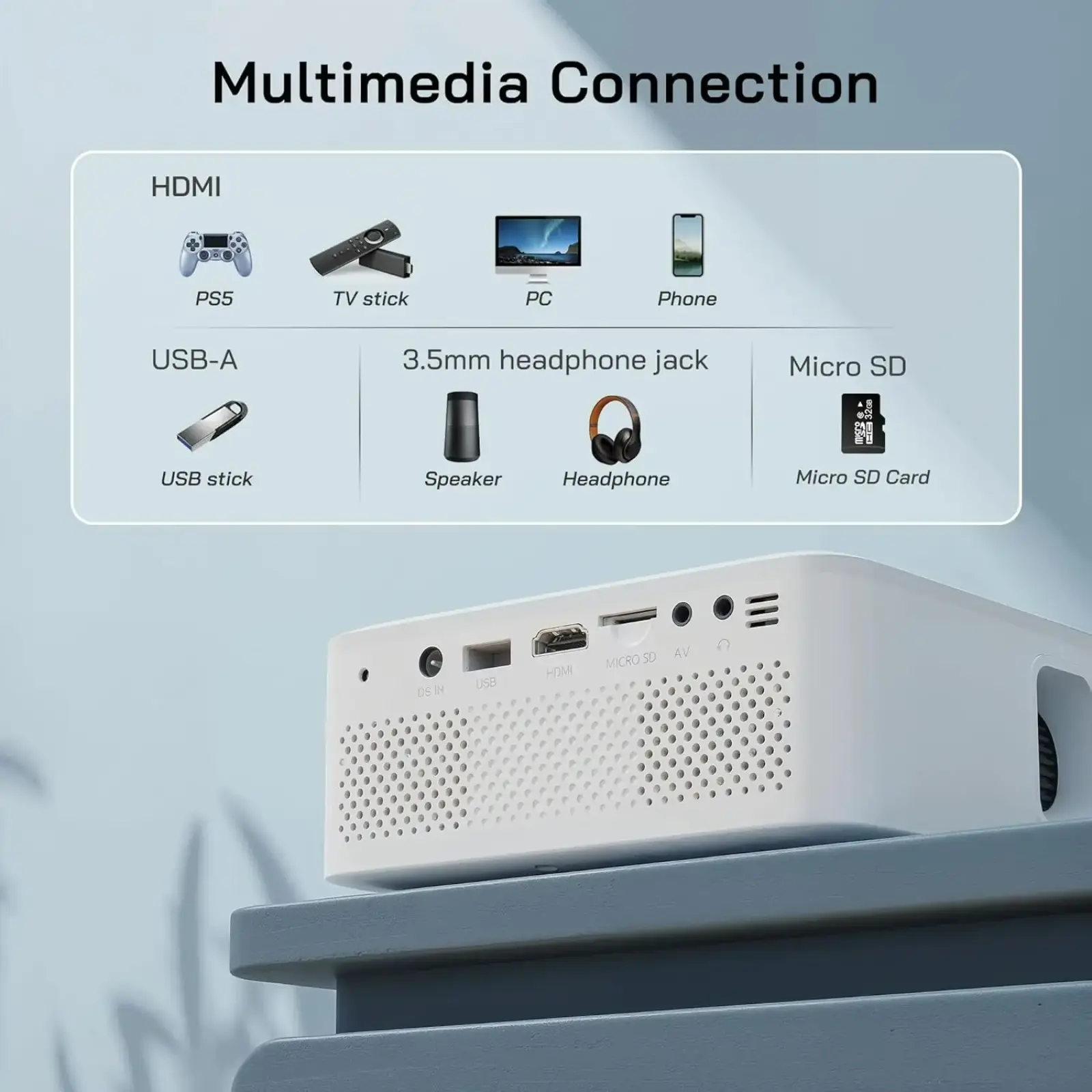 Портативний проектор WOLFANG WP02 UA