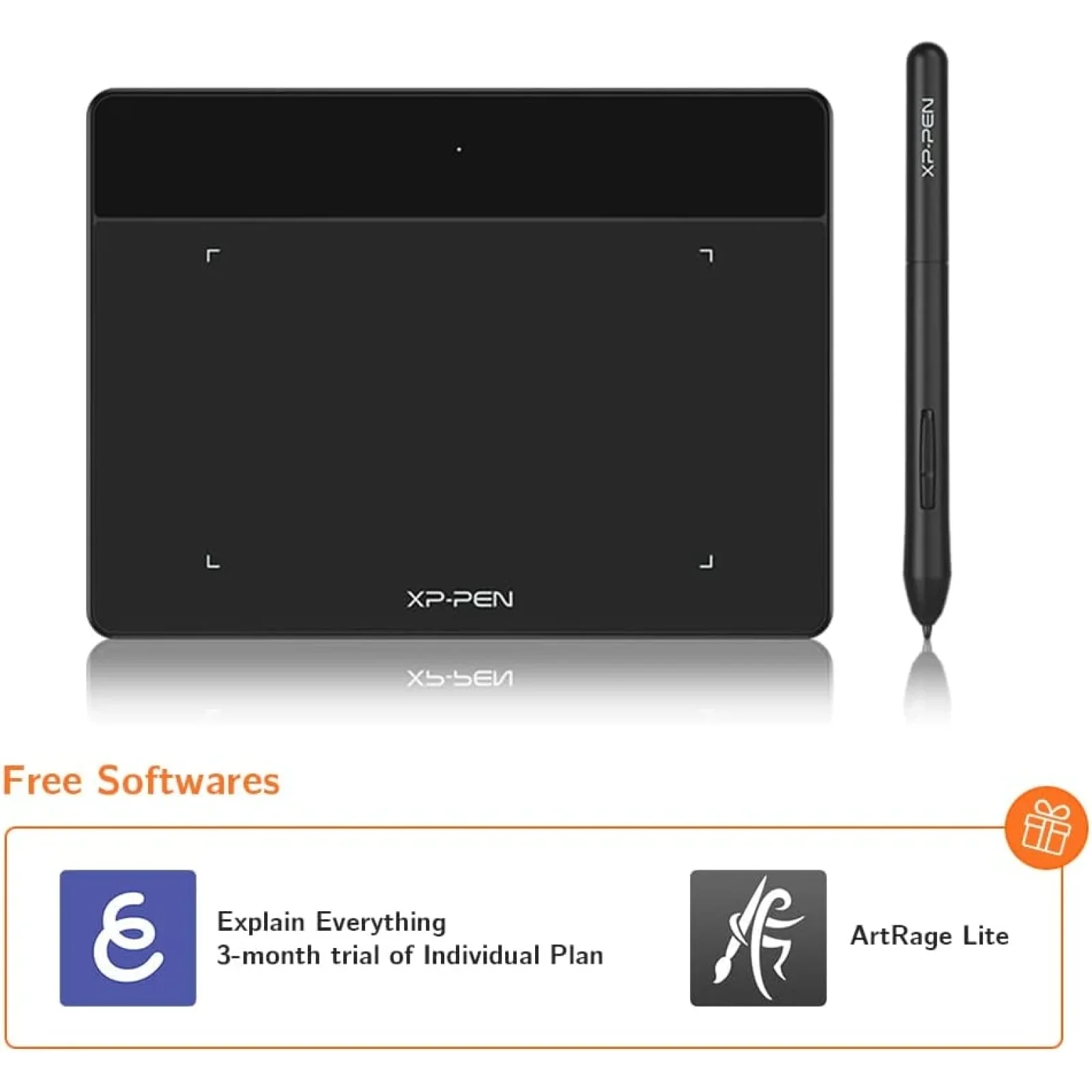 Графический планшет XP-Pen Deco Fun XS Black, Deco Fun XS_BK UA
