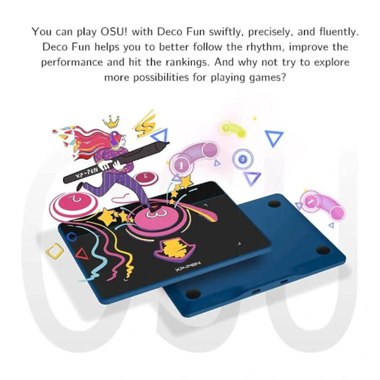 Графічний планшет XP-Pen Deco Fun S Blue, Deco Fun S_BE UA