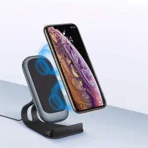 Беспроводное зарядное устройство ColorWay Wireless Stand 10W Blue (CW-CHW30Q-BL) UA