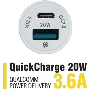 АЗП Piko CC-302QP (2USB, 3A) White (1283126509896) UA