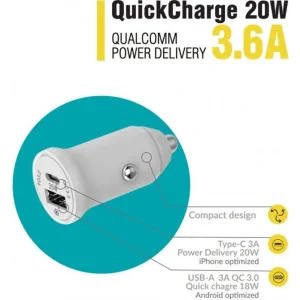 АЗП Piko CC-302QP (2USB, 3A) White (1283126509896) UA