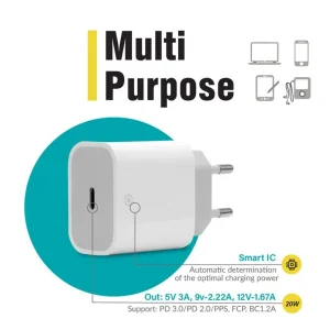 МЗП Piko TC-PD201 (1USBx3A) White (1283126521447) UA