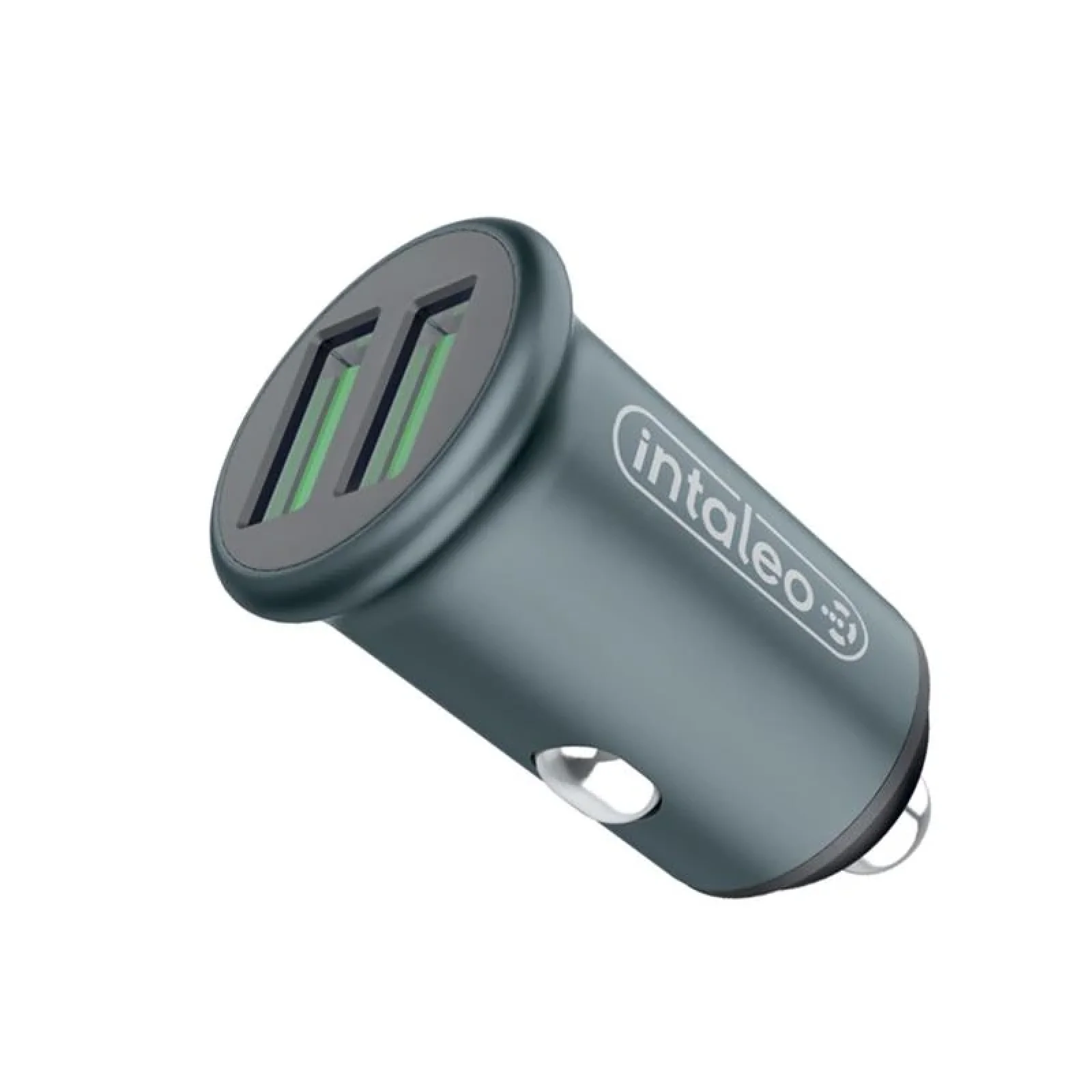 АЗП Intaleo CCG482 (2USB, 4.8A) Grey UA