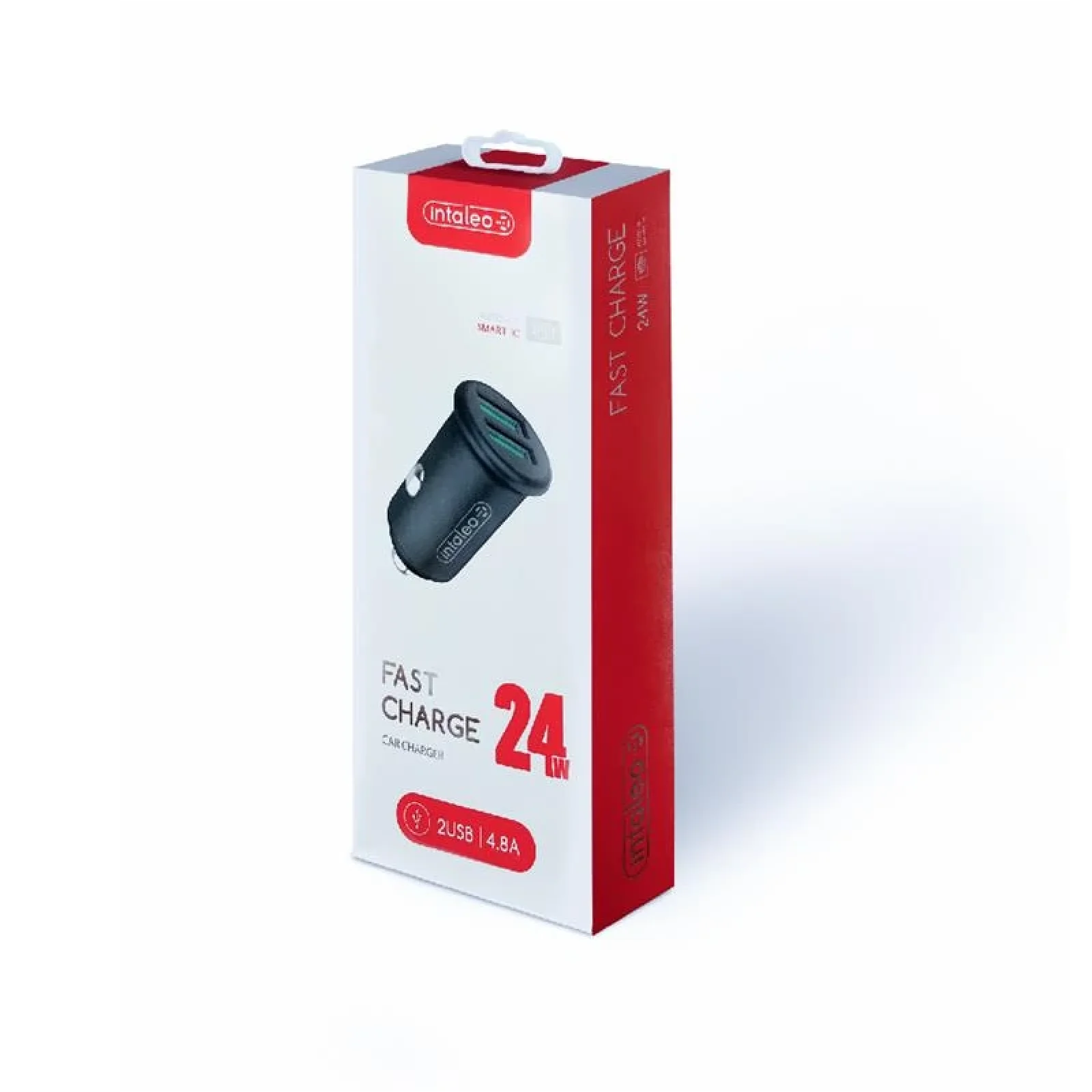 АЗП Intaleo CCG482 (2USB, 4.8A) Grey UA