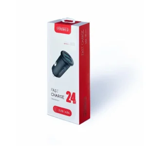 АЗП Intaleo CCG482 (2USB, 4.8A) Grey UA