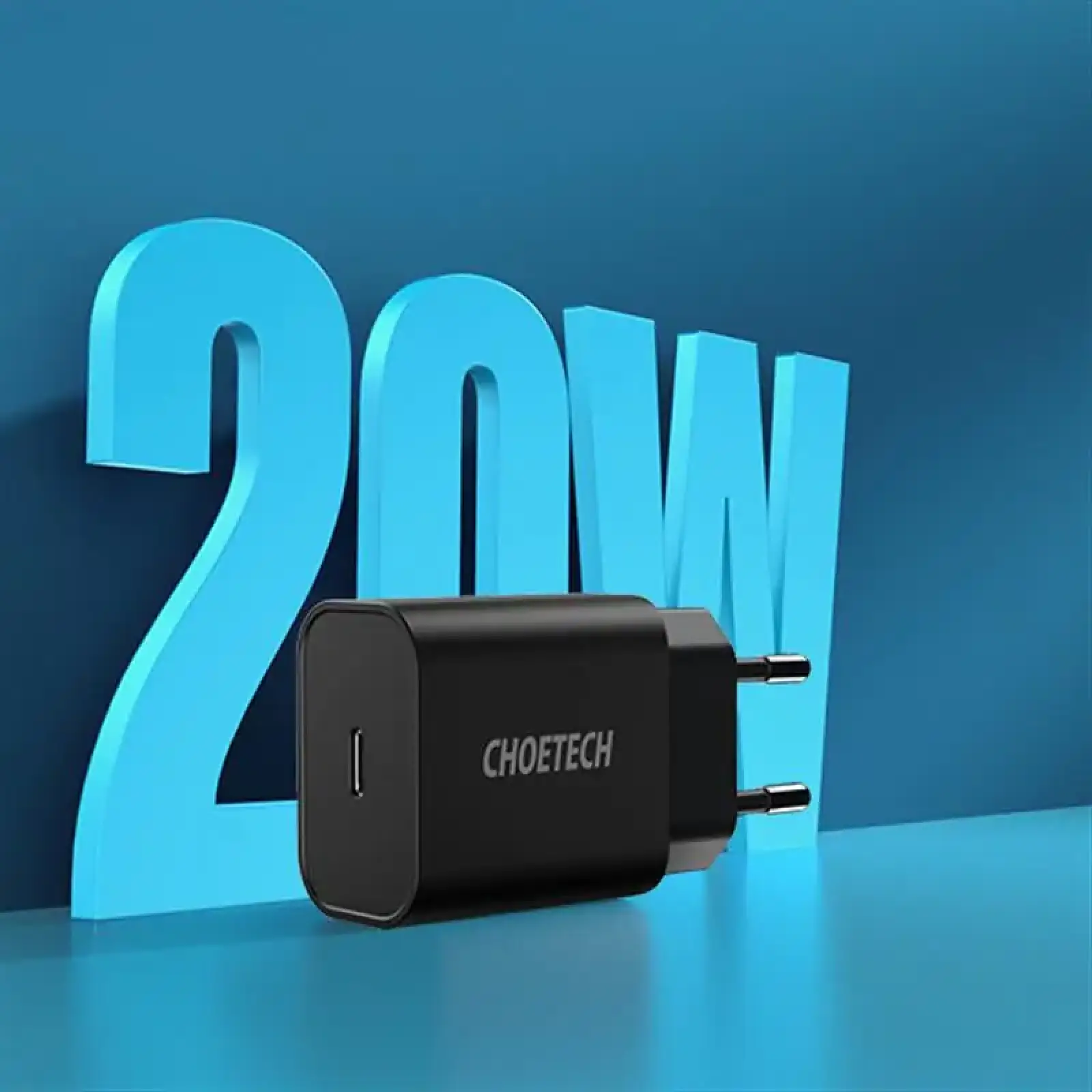 МЗП Choetech (1USBх3A) Type-C PD20W Charger Black (Q5004-EU) UA