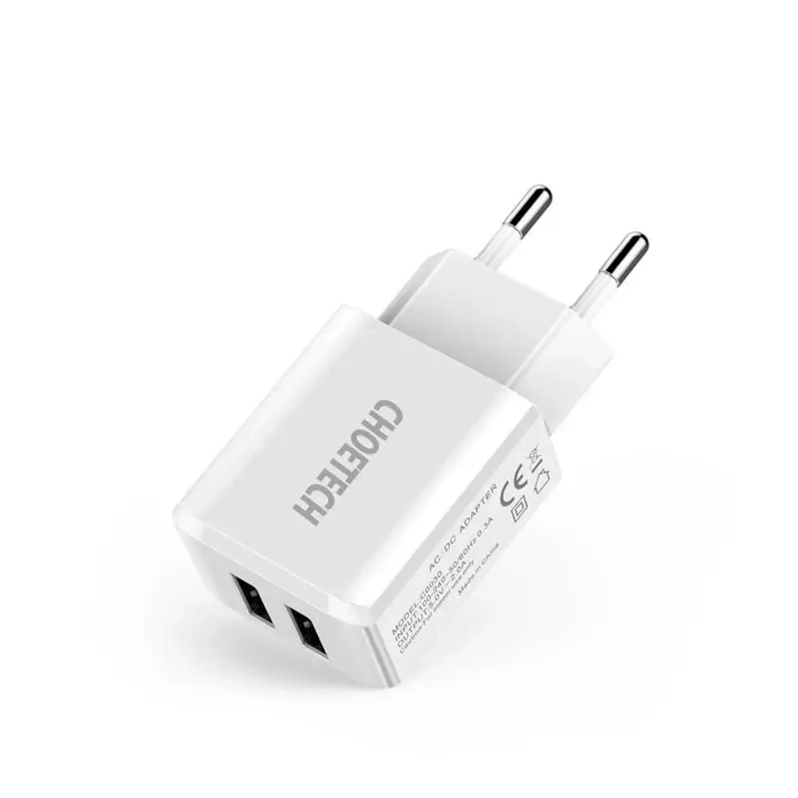 МЗП Choetech (2USBх2A) White (C0030) UA