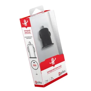 АЗП Piko MSH-SC-033 (1USBx1A) Black (1283126462580) UA