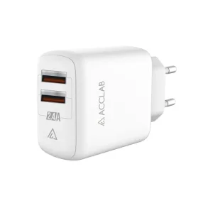 МЗП AccLab AL-TC224 2хUSB 5В/2,4A/12W White (1283126538834) UA
