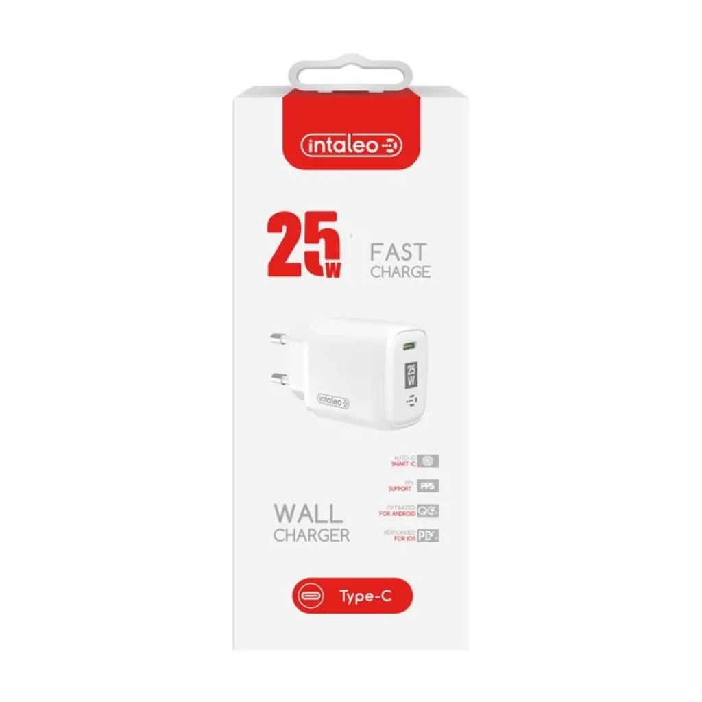 МЗП Intaleo TCGQPD125 (1USBx3A) White (1283126538827) UA