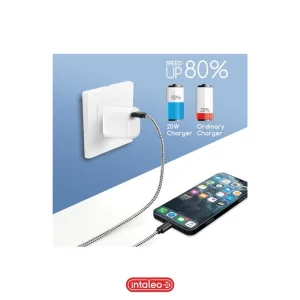 МЗП Intaleo TCGQPD125 (1USBx3A) White (1283126538827) UA