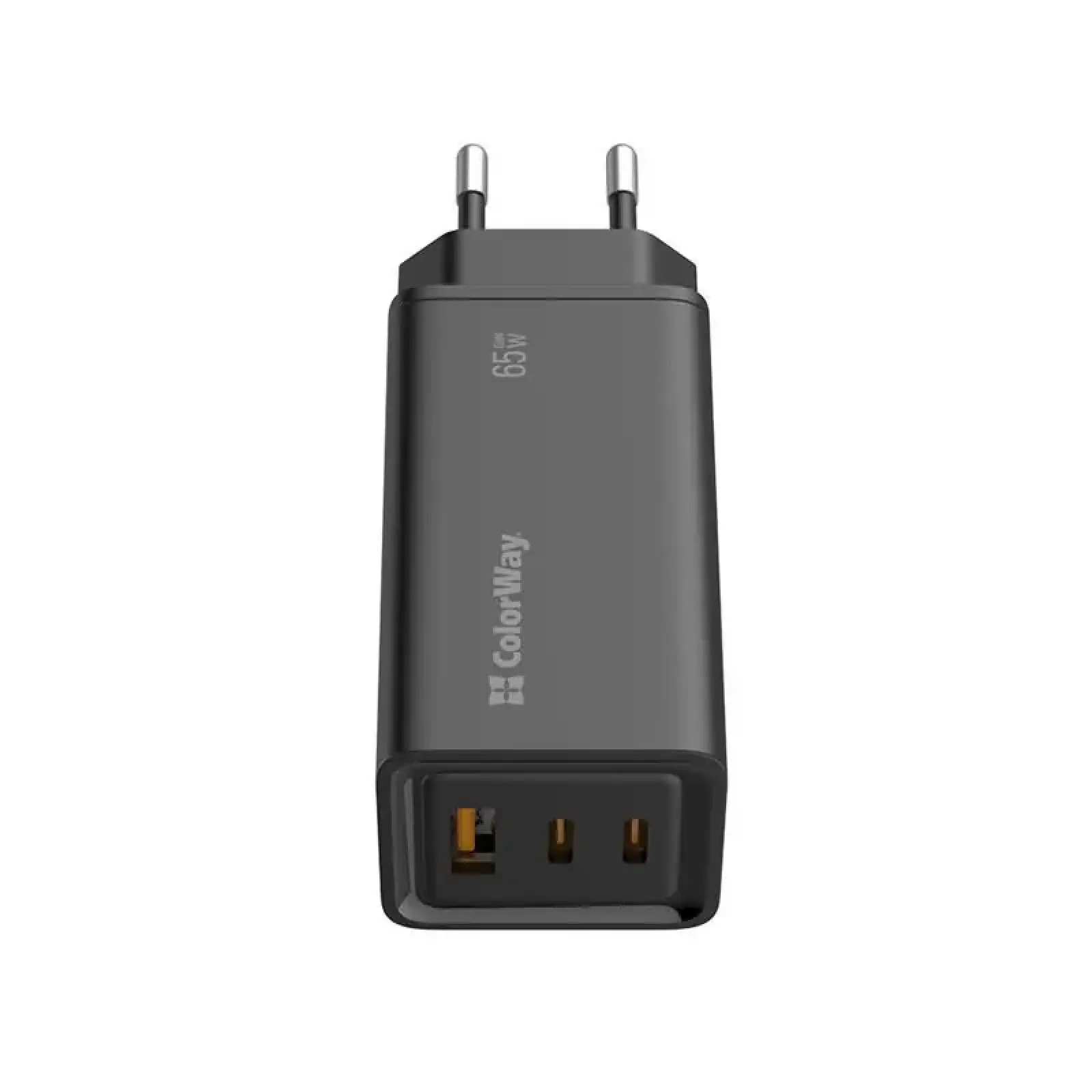СЗУ ColorWay GaN3 Pro Power Delivery (2USB Type-C PDx3A;1USBx3A) Black (CW-CHS039PD-BK) UA