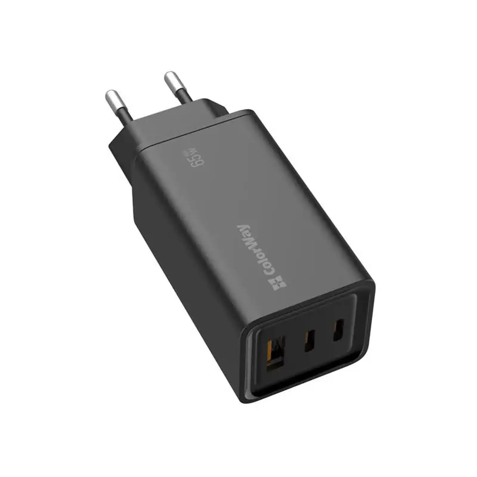 СЗУ ColorWay GaN3 Pro Power Delivery (2USB Type-C PDx3A;1USBx3A) Black (CW-CHS039PD-BK) UA