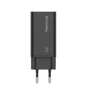 СЗУ ColorWay GaN3 Pro Power Delivery (2USB Type-C PDx3A;1USBx3A) Black (CW-CHS039PD-BK) UA