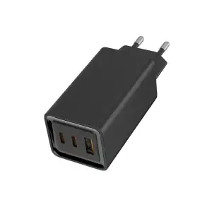 СЗУ ColorWay GaN3 Pro Power Delivery (2USB Type-C PDx3A;1USBx3A) Black (CW-CHS039PD-BK) UA