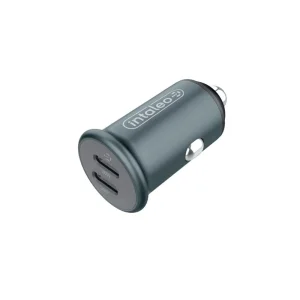 АЗП Intaleo CCGQPD250 (2USB, 3A) Grey UA