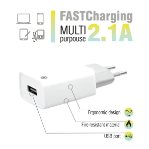 МЗП Piko TC-121 (1USBx2.1A) White (1283126492181) UA