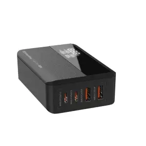 СЗУ ColorWay Power Delivery GaN (2USB-A + 2USB TYPE-C) (100W) Black (CW-CHS041PD-BK) UA
