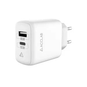 МЗП AccLab AL-TC220 (1xUSB, 1xType-C) White (1283126556494) UA