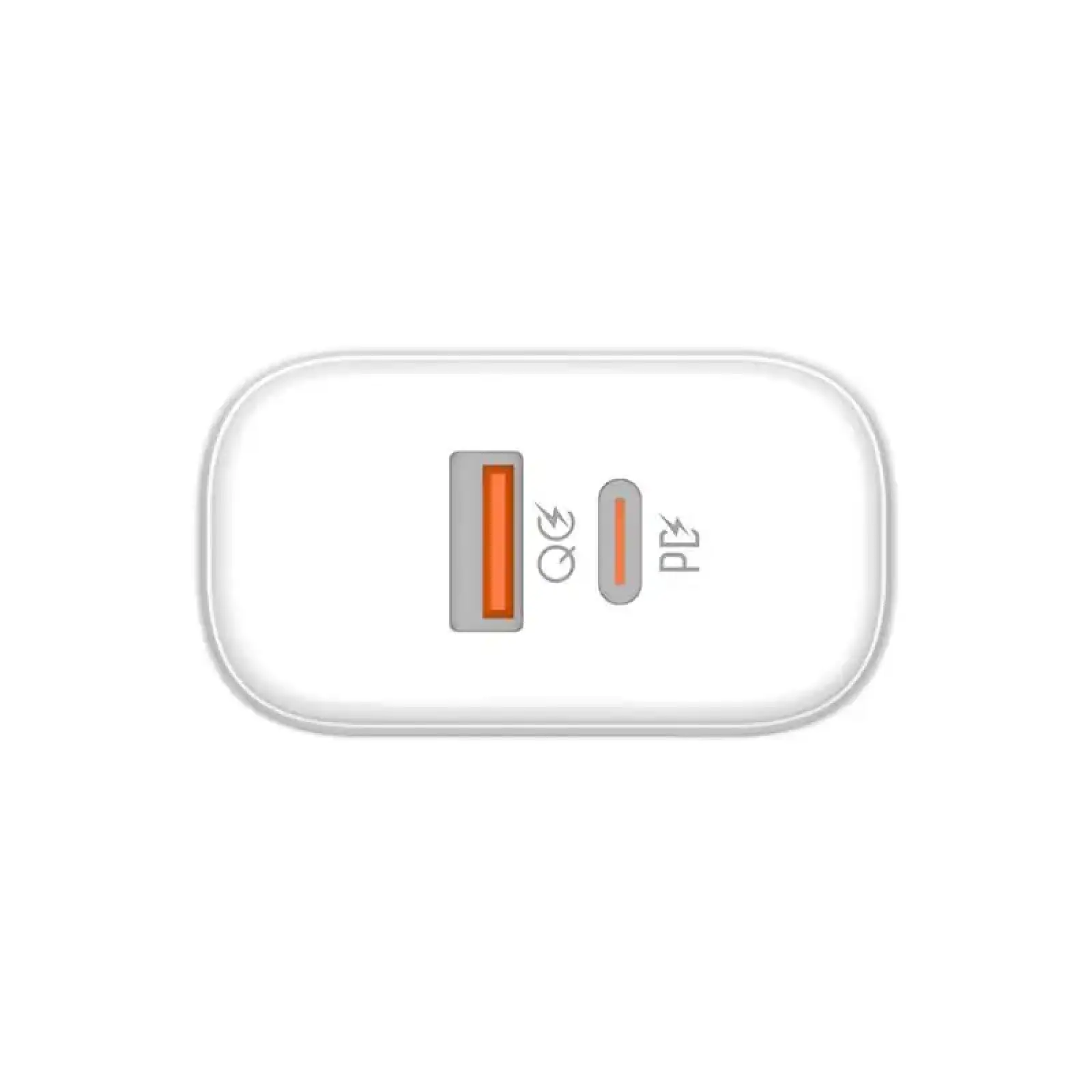 СЗУ ColorWay Power Delivery Port PPS USB (Type-C PD + USB QC3.0) (45W) White (CW-CHS042PD-WT) UA
