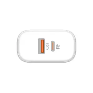 СЗУ ColorWay Power Delivery Port PPS USB (Type-C PD + USB QC3.0) (45W) White (CW-CHS042PD-WT) UA