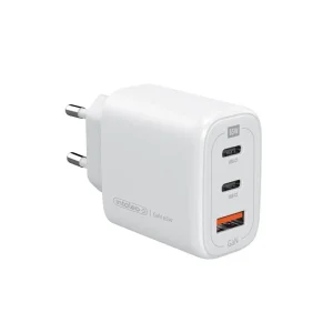 МЗП Intaleo TCG65GAN 2USB-C PD+USB-A QC 3.0 White (1283126559525) UA