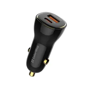 АЗУ ColorWay Power Delivery Port PPS USB (USB-A + USB-C, 60W) Black (CW-CHA046PD-BK) UA