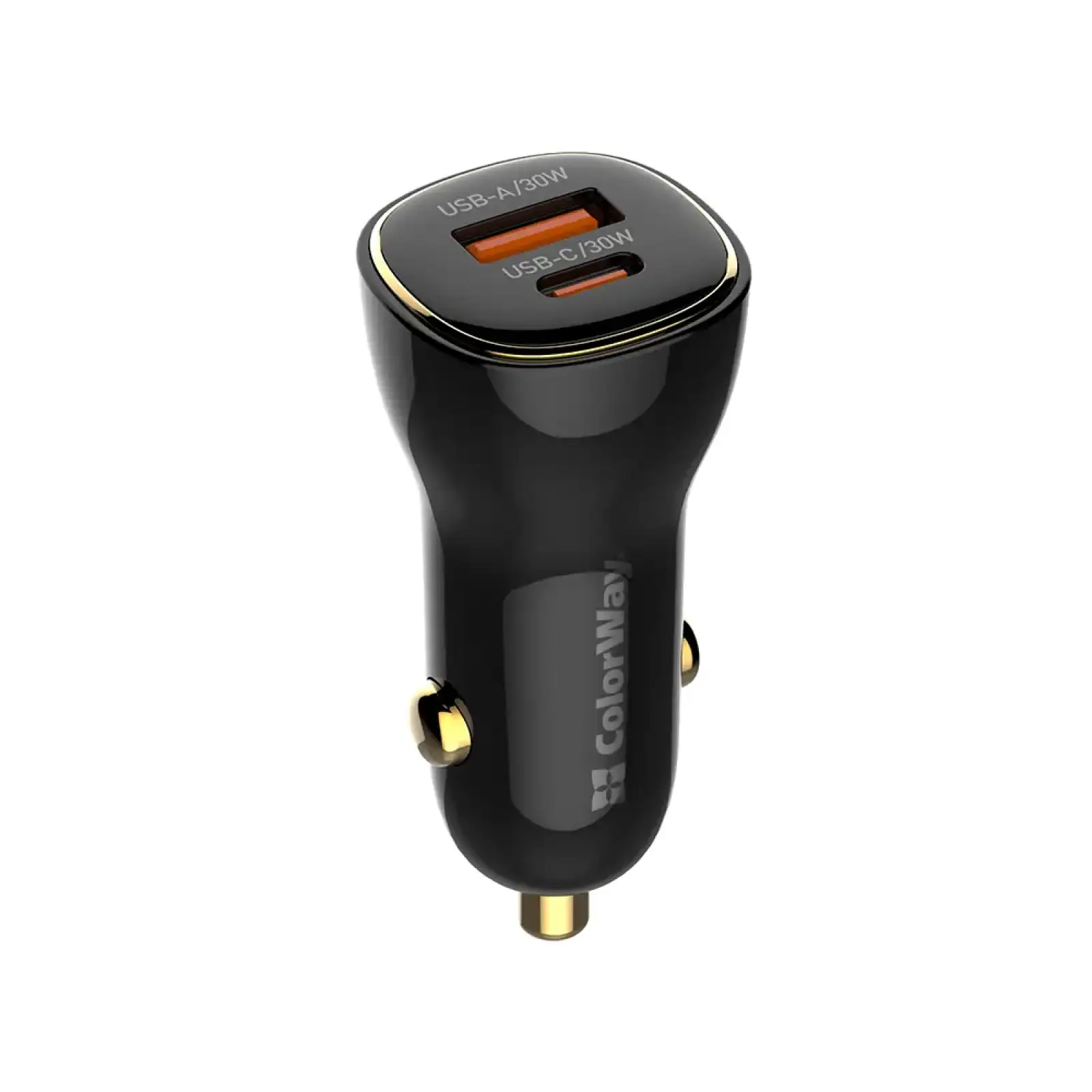 АЗУ ColorWay Power Delivery Port PPS USB (USB-A + USB-C, 60W) Black (CW-CHA046PD-BK) UA