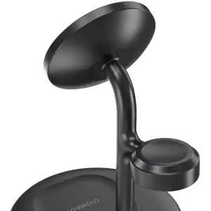Магнитное беспроводное зарядное устройство Choetech T585-F 3in1 Magnetic wireless charger station for Apple (T585-F-101CCBK) UA