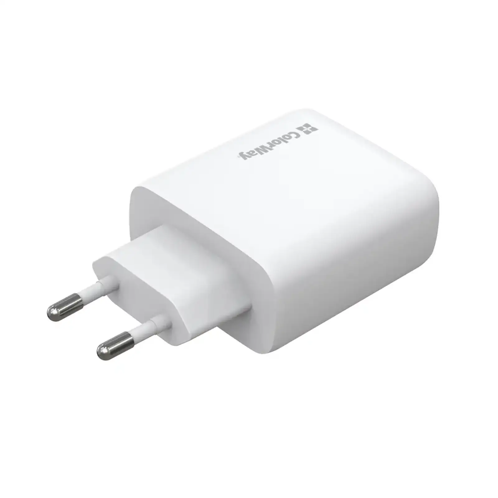 СЗУ ColorWay GaN Mini 50W PD Port PPS USB (Type-C PD 30W + Type-C PD 20W) White (CW-CHS050PD-WT) UA