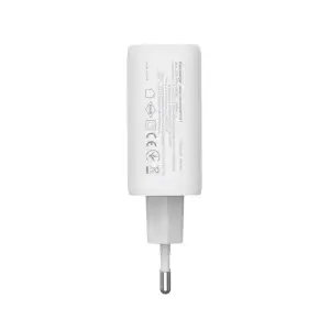 СЗУ ColorWay GaN Mini 50W PD Port PPS USB (Type-C PD 30W + Type-C PD 20W) White (CW-CHS050PD-WT) UA