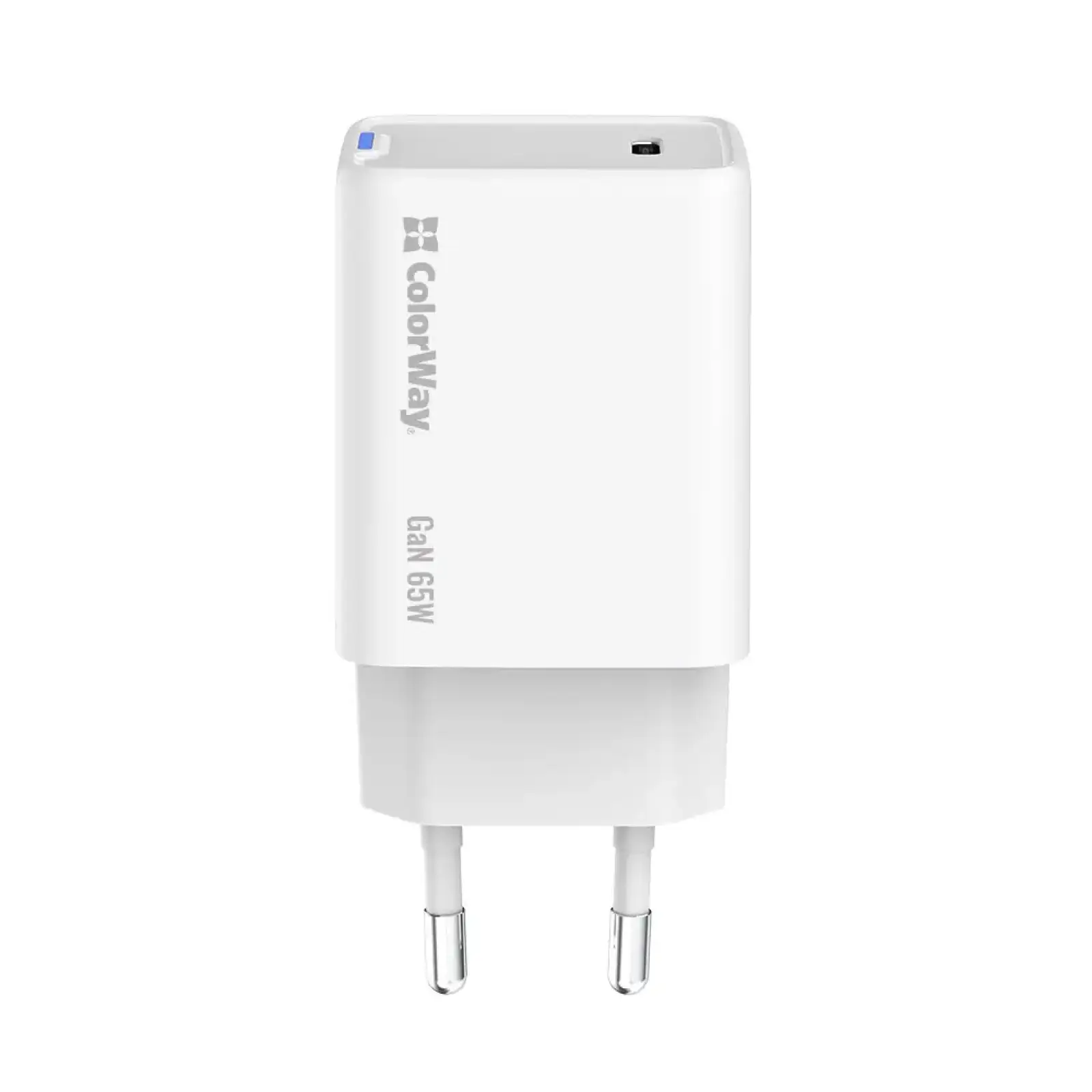 СЗУ ColorWay GaN Mini 65W PD Port PPS USB-C White (CW-CHS049PD-WT) UA
