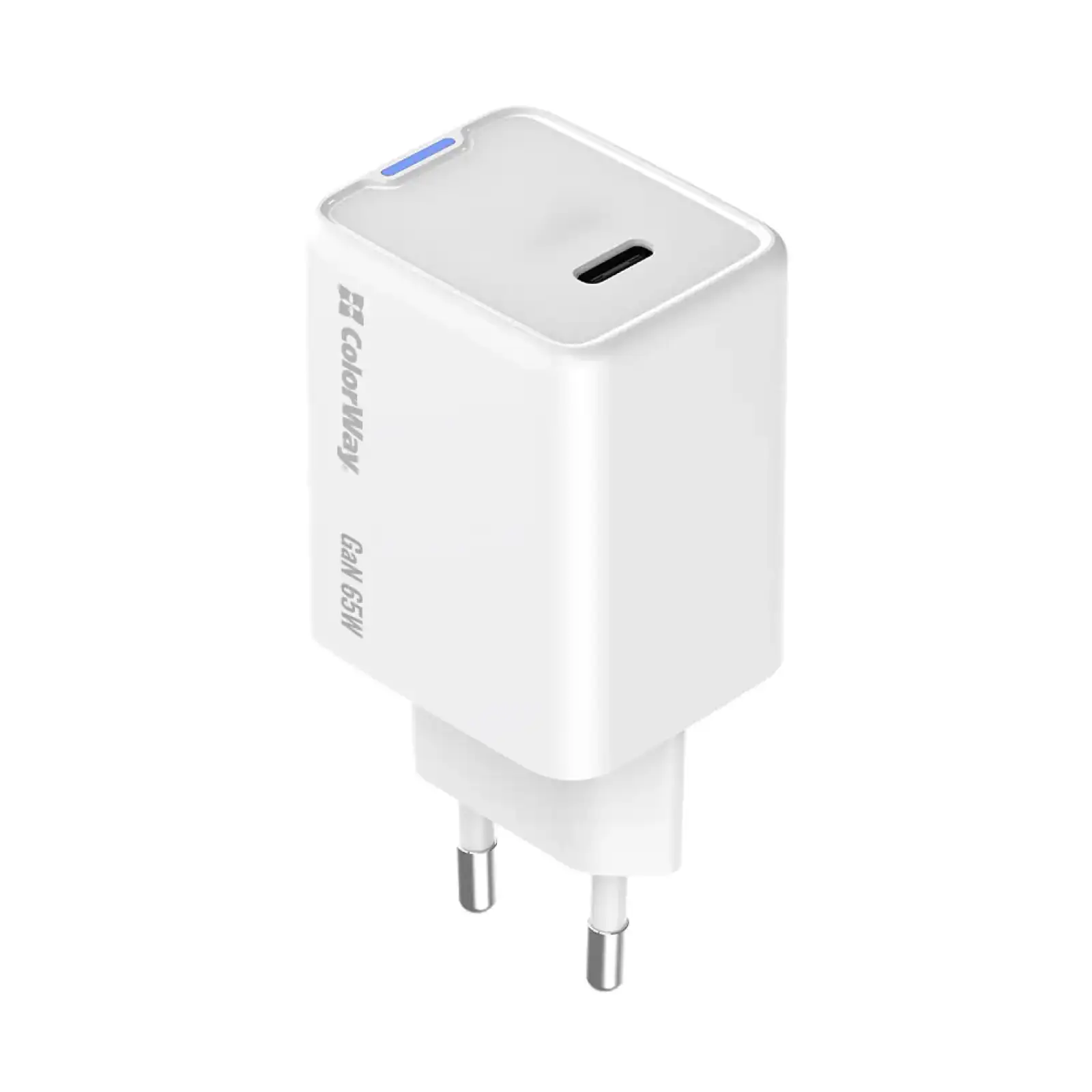 СЗУ ColorWay GaN Mini 65W PD Port PPS USB-C White (CW-CHS049PD-WT) UA