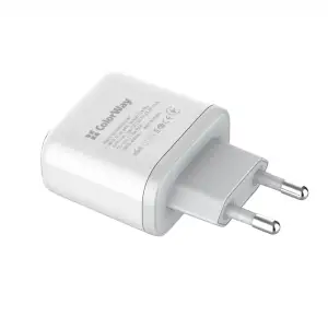 СЗУ ColorWay Power Delivery Port PPS USB (Type-C PD + Type-C PD) (40W) White (CW-CHS048PD-WT) UA