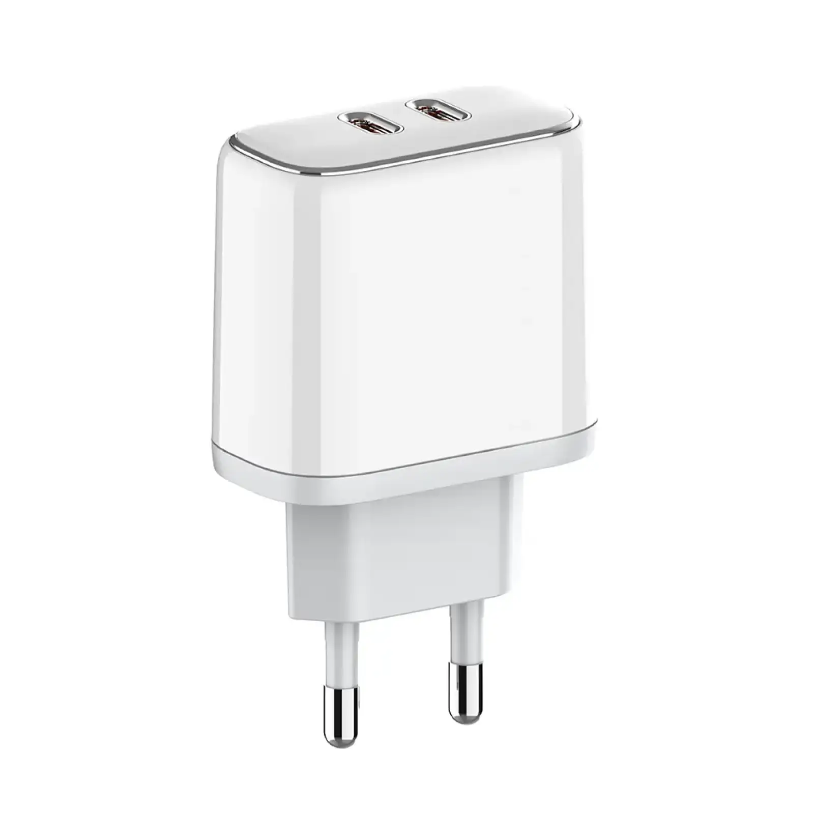 СЗУ ColorWay Power Delivery Port PPS USB (Type-C PD + Type-C PD) (40W) White (CW-CHS048PD-WT) UA