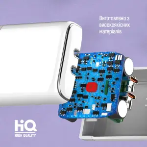 СЗУ ColorWay Power Delivery Port PPS USB (Type-C PD + Type-C PD) (40W) White (CW-CHS048PD-WT) UA