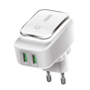 МЗП Intaleo TCL242 (2USB, 2.4A) White UA