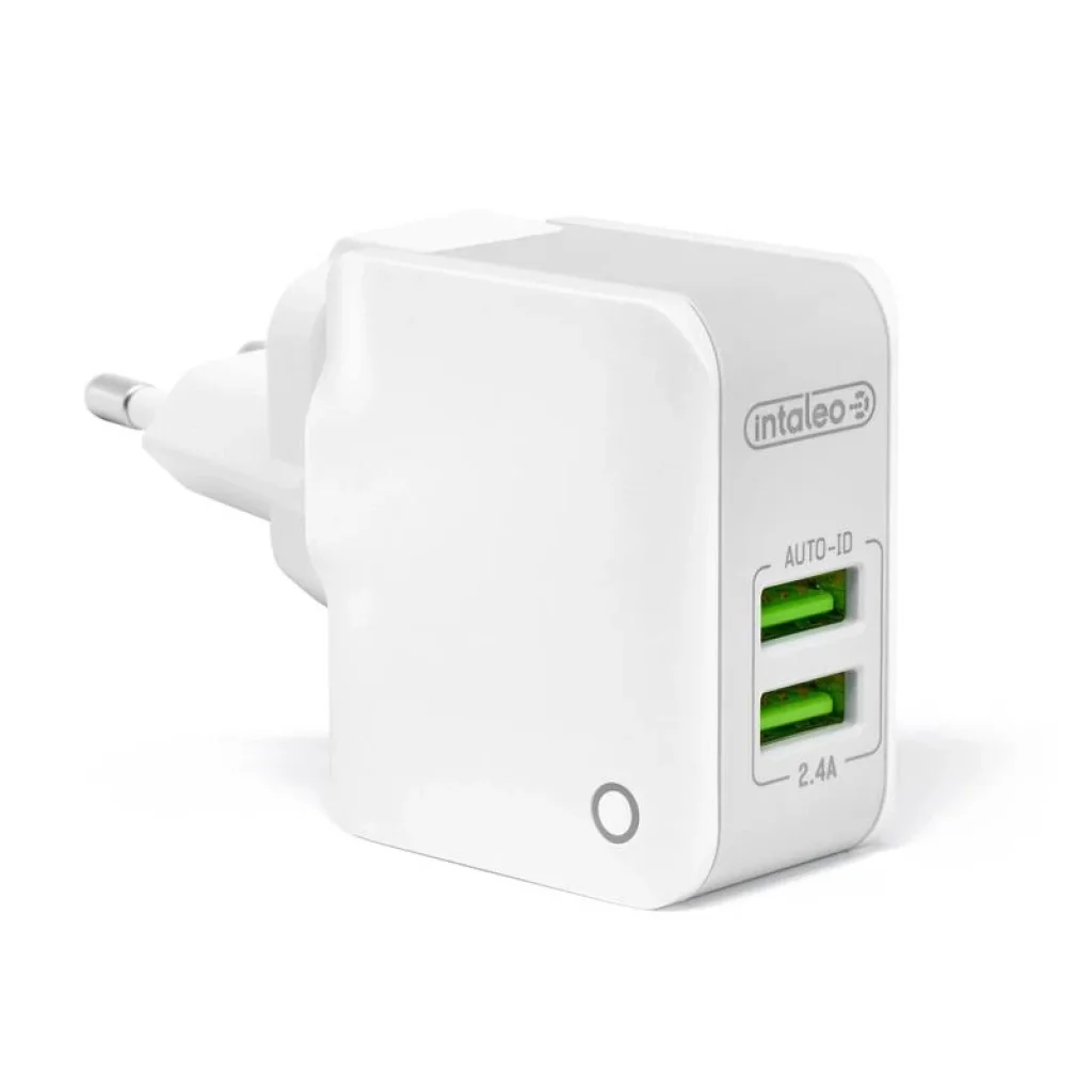 МЗП Intaleo TCA242 (2USB, 2.4A) White UA