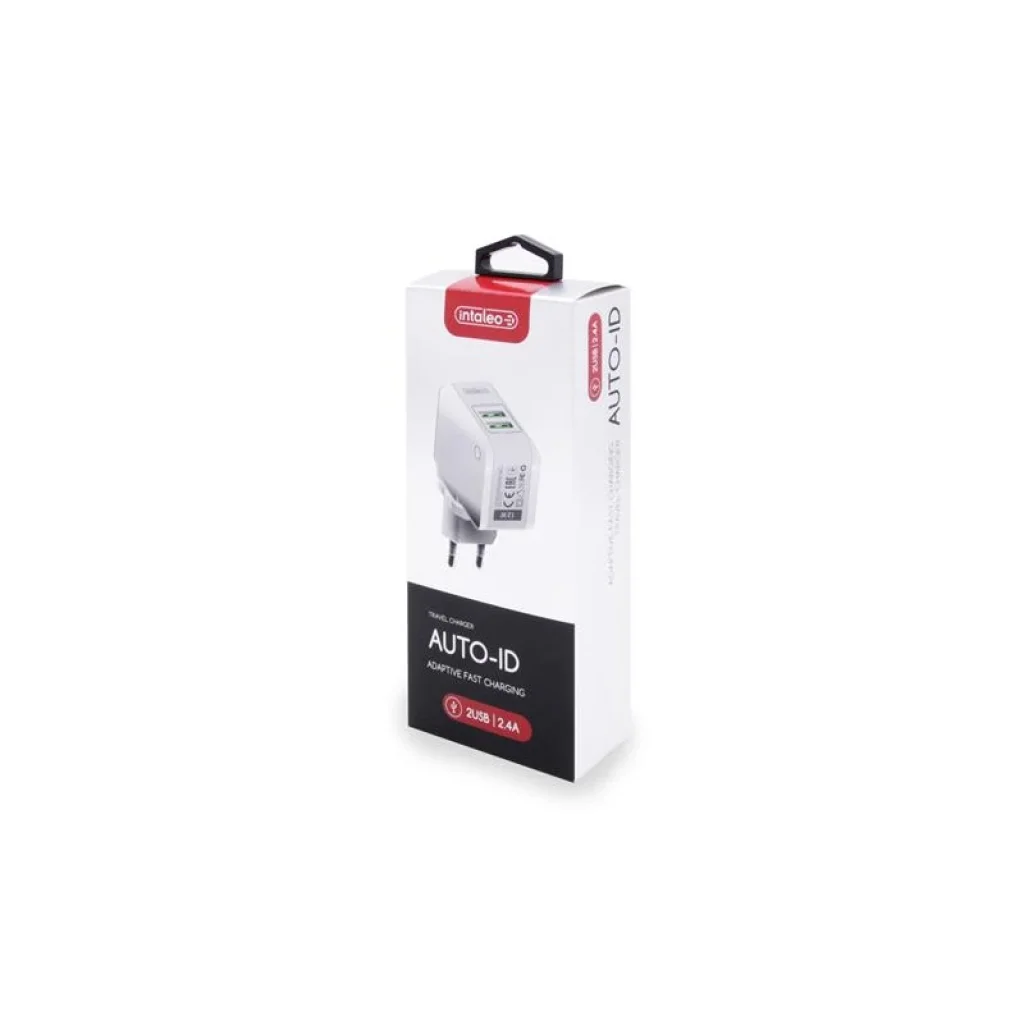 МЗП Intaleo TCA242 (2USB, 2.4A) White UA