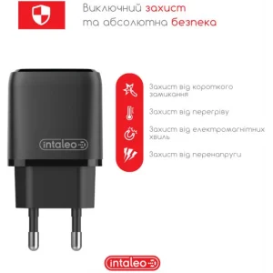 МЗП Intaleo TCGQPD220 (2USBx3A) Black UA