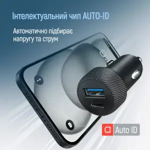 АЗП ColorWay 2USB (Type-C PD35W + USB QC3.0) 35W Black (CW-CHA064PD-BK) UA
