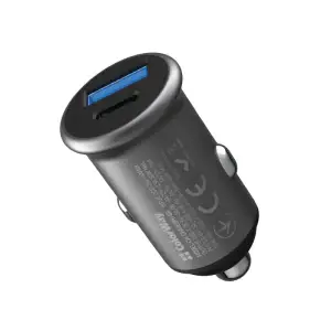 АЗУ ColorWay 2USB (Type-C PD30W + USB QC3.0 18W) 48W Gray (CW-CHA065PD-GR) UA